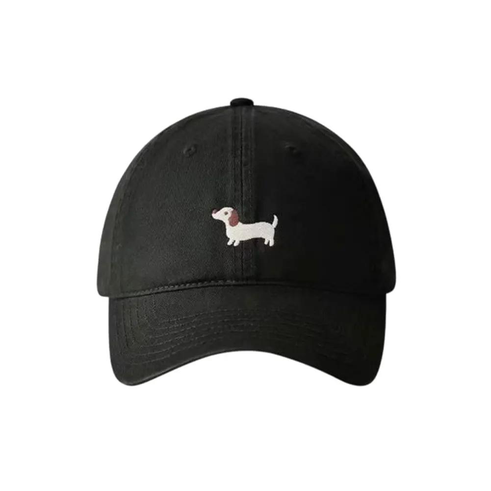 Dachshund Embroidery Casual Baseball Cap Unisex Sunscreen Stylish Outdoor Daily Wear Hat