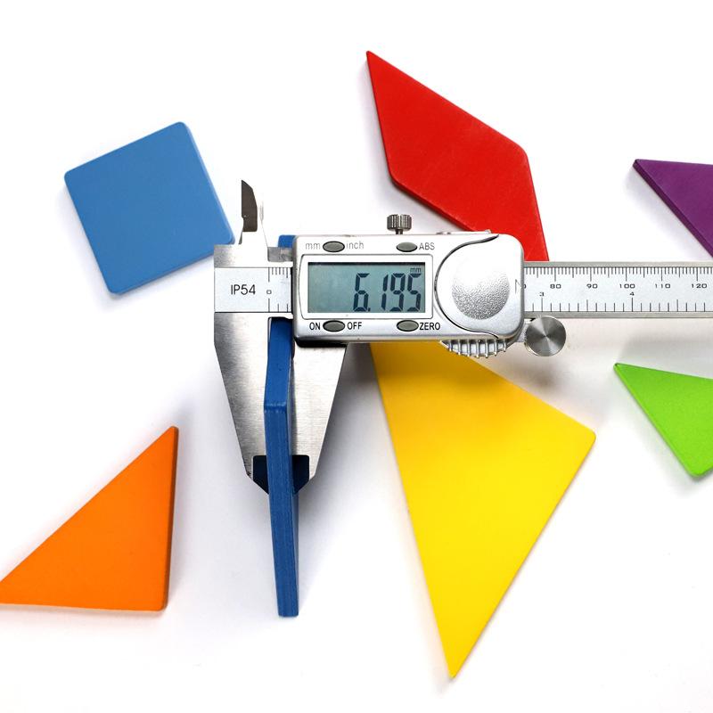 Barnens Trä Färgstarkt Pussel Järnlåda Innehållande Pussel Pussel Pussel Tidig Utbildning Intelligens Siffra Bokstav Leksak