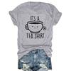 Short Sleeve Crown Letter Print Crew Neck T-Shirt for Spring & Summer Casual Women's Clothing