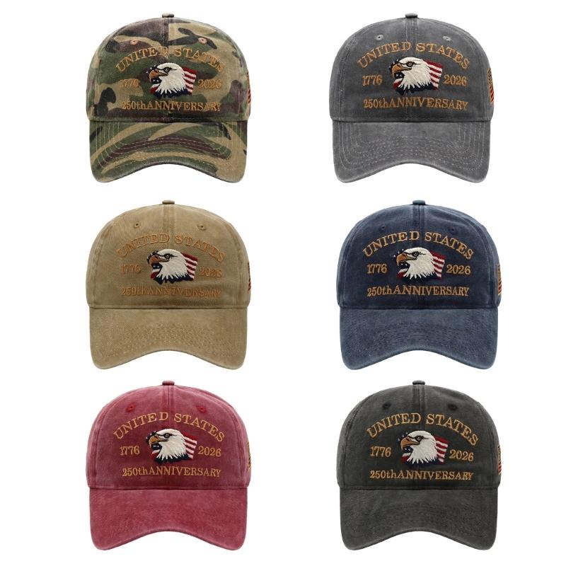 Breathable Baseball Cap For Outdoor Activities 250th Anniversary Of American Independence Lightweight Design