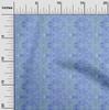 oneOone Cotton Flex Medium Blue Fabric Texture Quilting Supplies Print Sewing Fabric By The Yard 40 Inch