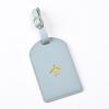 Thickened PU Leather Map-Stamped Luggage Tag & Passport Holder Set