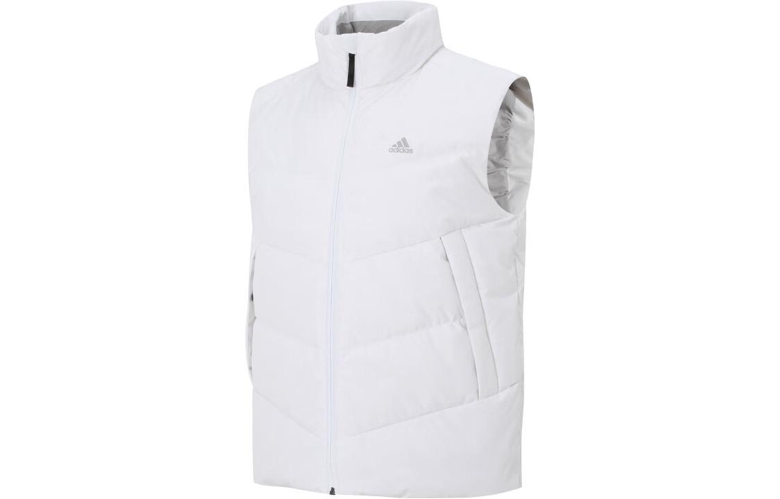 Adidas Down Vests Men s White Stand Collar Moderate Other IS0369 XL