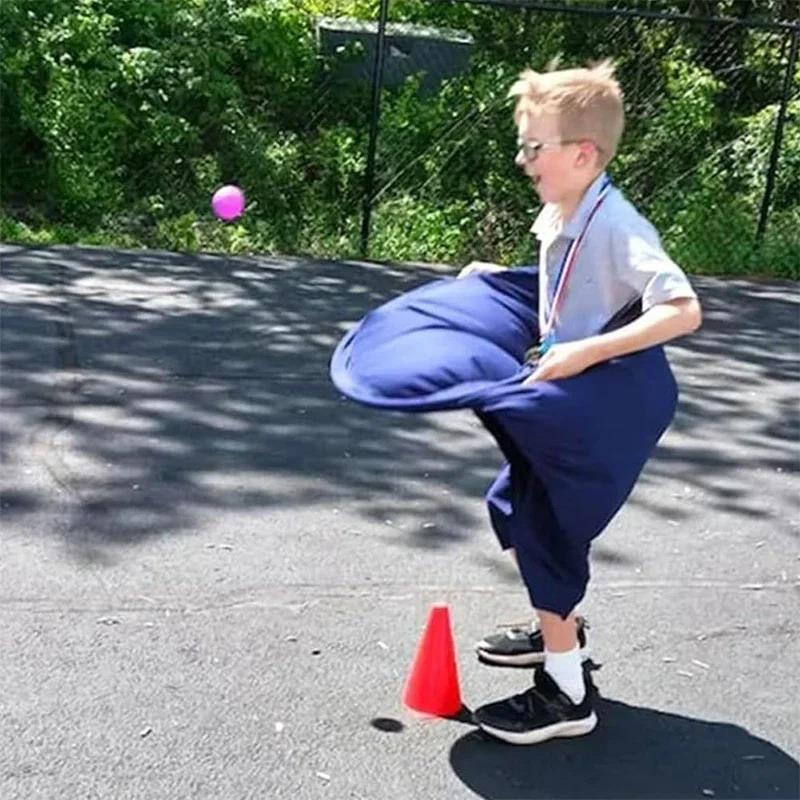 Granny Pants Yard Game Outdoor Game With Bouncy Balls Recreational Tossing Games Team Relay Family Reunion Party Field Game Set