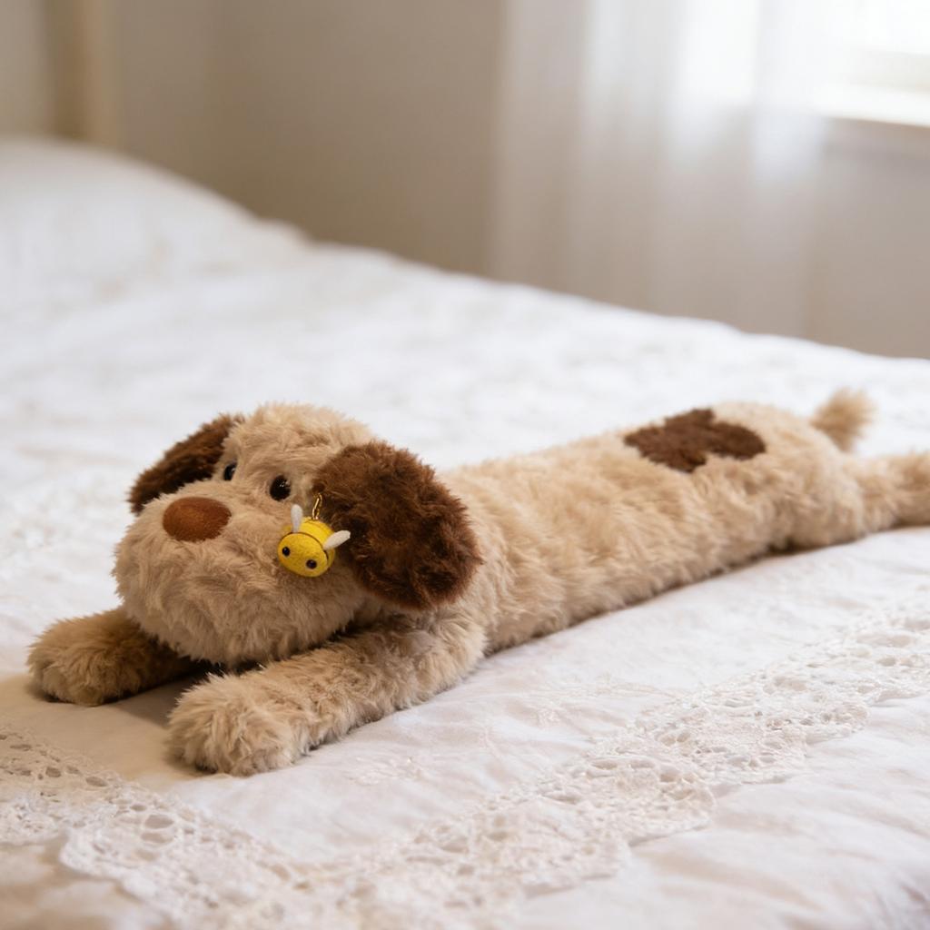 Hot Water Bottle With Soft Sleeve | Rubber Bee-shaped Dog Warming Product | Suitable For Home, Outdoor Travel, Night Vacation, Neck Warming