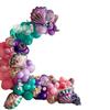 Mermaid Purple Pink Tiffany Blue Latex Combination Shell Fish Tail Foil Balloon Birthday Party Decoration