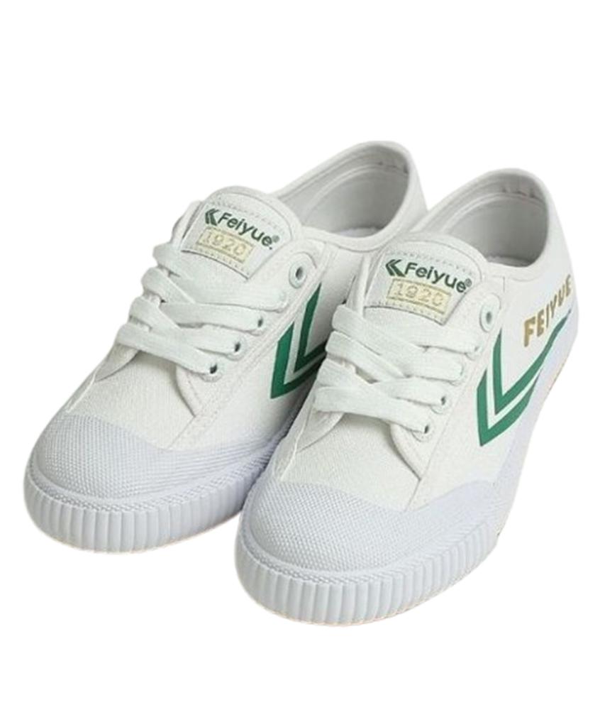 Feiyue Fe Lo 1920 White/Gold Green Canvas Fe03669104