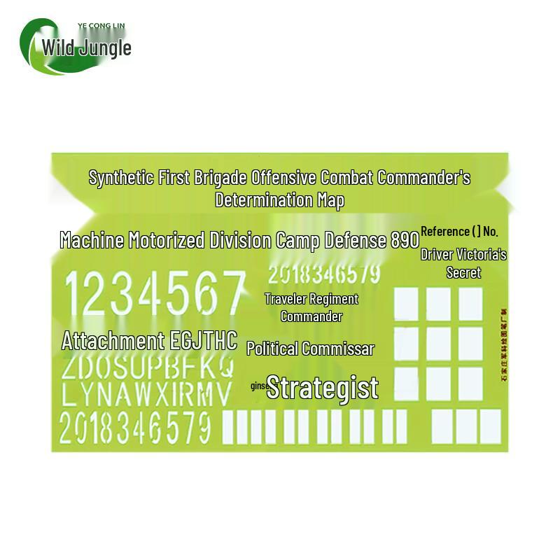 Military Tactical Training  Topography Ruler
