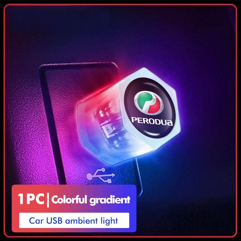Mini Car USB LED Ambient Light Decoration Atmosphere Lamp For Perodua Alza Axia Viva Aruz Myvi Gen2 Gen3 0w20 5w30 D3 Sp3