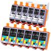 Bowstore Compatible Canon Black COLOR Ink Cartridges 6 BCI-19 (12 Count) (6 Black, Color)