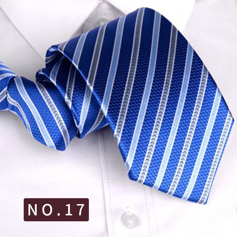 8Cm Pull Tie Dress Lazy Tie Men'S Clothing Accessories Striped Suit Business Tie
