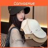 Spring Seasonal Wool Hat For Women With Overlarge Head Circumference And Sunproof Style