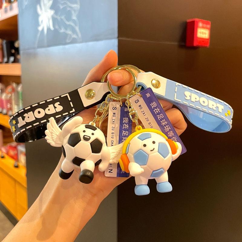 Creative Football League Gift Keychains For Women Men Bag Pendant Car Keyring Jewelry Gift Decoration Accessories