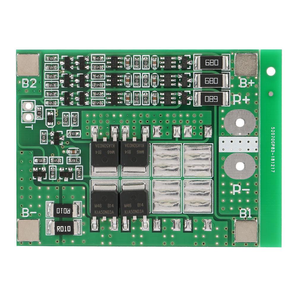 3Series 12V 15A Li Ion Battery 18650 Charger BMS Protection Board (with Balance)