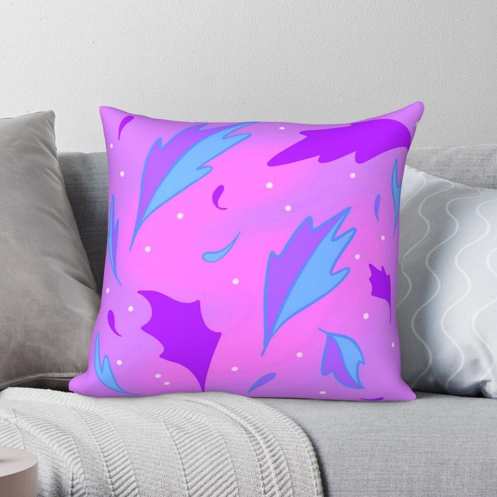 Colors Of The Wind Leaves Pillowcase Polyester Linen Velvet Pattern Zip Decorative Pillow Case Car Cushion Cover