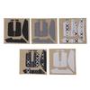 1Set Ultraglide Mouse Anti Slip Sticker For Viper V3 Pro Non-Slip Anti Sweat Tape Ultrathin Snowflake Texture Anti Sweat Patch