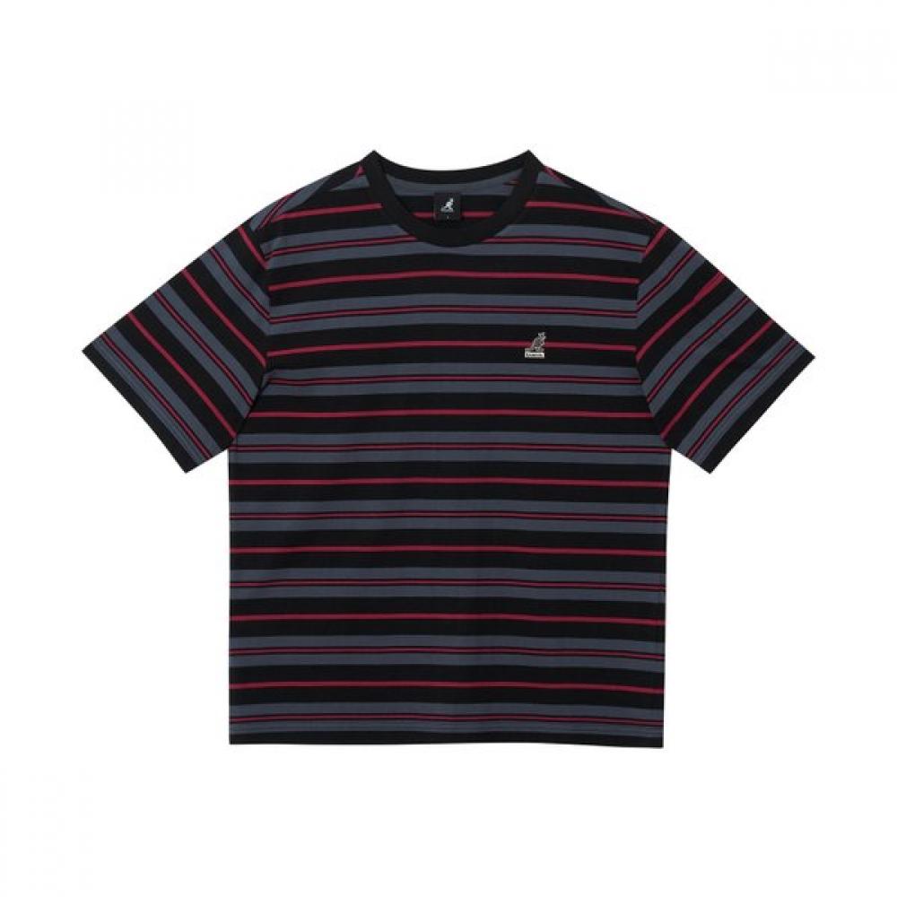 

Kangol Friendly STripe ShorT Sleeve T shirT Charcoal 2769