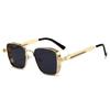 Unisex Retro Quadratische Sonnenbrille Steampunk Hip Hop Für Erwachsene Stylisch In Verschiedenen Farben
