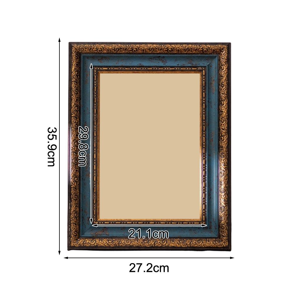 Holz für A4-Fotorahmen im Vintage-Stil für Schreibtisch- oder Wanddekoration, geeignet für Fotos, Zertifikate oder Kunstwerke