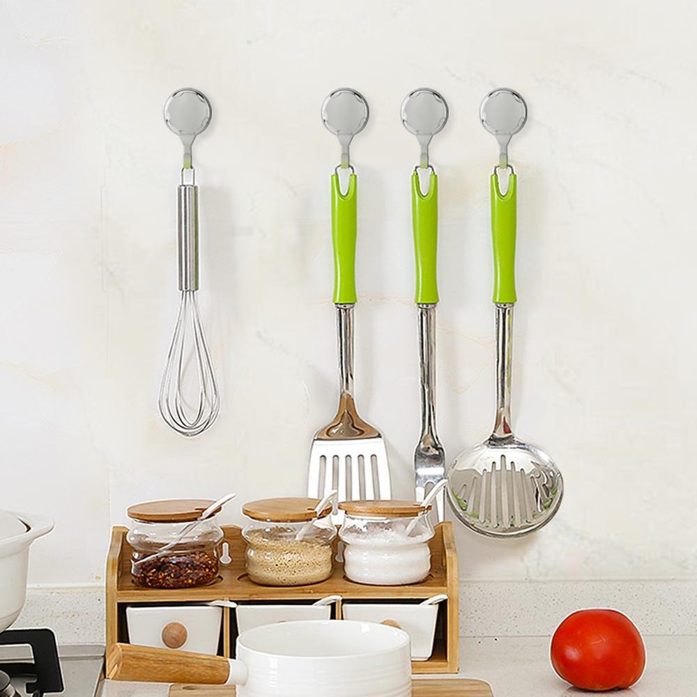 3 PCS Durable Suction Cup Hook Silver Towel Hook Versatile Towel Rack  Flat Smooth Surface