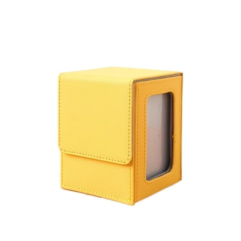 Magnetic Closure Window Collection Box Stain-resistant Card Deck Box Trading Card Storage Box