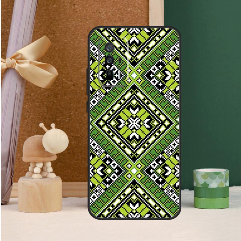 Ukrainian Embroidery Pattern Case For Xiaomi 14 11T 12T 13T Pro 12 13 Lite POCO X6 Pro X3 X4 X5 F3 M5s M6 F5 Pro Cover