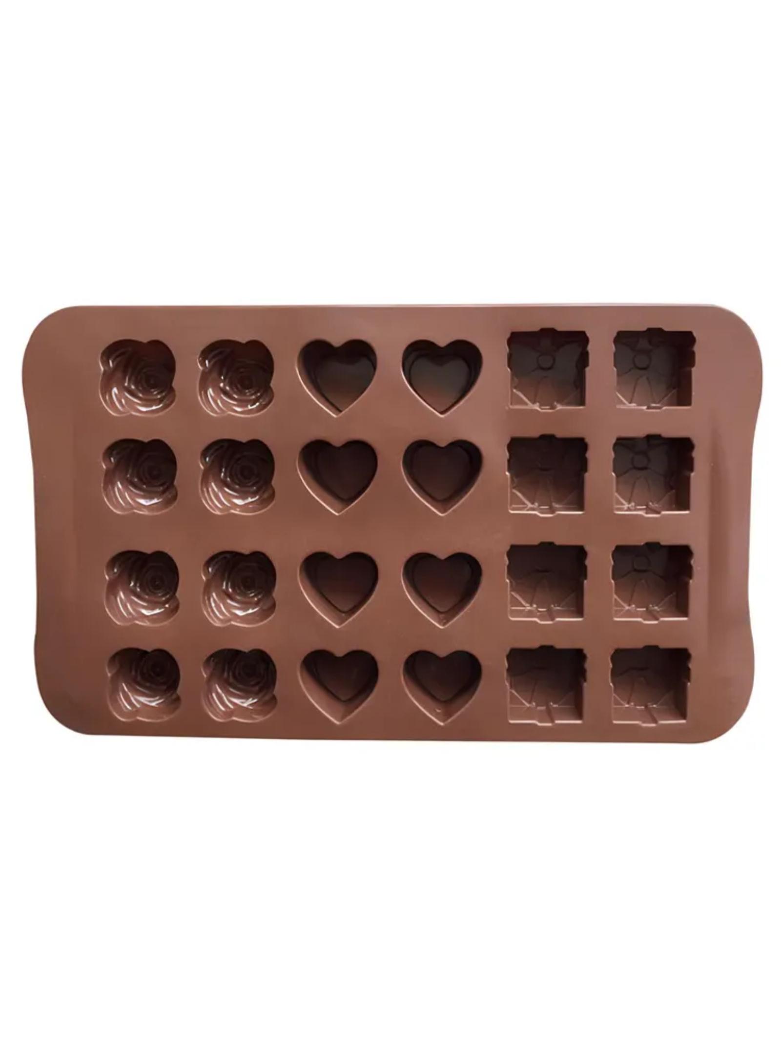 

Силиконовая форма для шоколада на 24 ячейки, Силиконовая форма для выпечки десертов с рифлением One Size