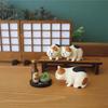 Japanese Cat Zakka Car Ornament - Cute Photo Decorative Mini Resin Craft