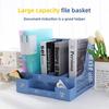 1Pcs Large Capacity Desktop File Rack Multi-layer A4 Document Certificates File Holder Tray Thickened Plastic