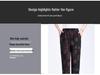 Women's Elastic Waist Loose-Fit Pants - Spring & Autumn, Large Size, Straight Cut for Middle-aged & Elderly