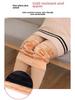 Enhanced Bare Leg Look Thick Nylon One-Piece Pantyhose with Stepping Socks for Fall & Winter (Plus Size)