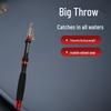 Compact Carbon Sea Fishing Rod: Ultra Short Section for Rock and Boat Fishing, Ideal for Small Casting and Throwing