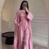 Autumn and Summer Season Comfortable and Versatile Commuting Daily Wide-leg Pants Waist and Thin Tight Top Jacket Three-piece Set