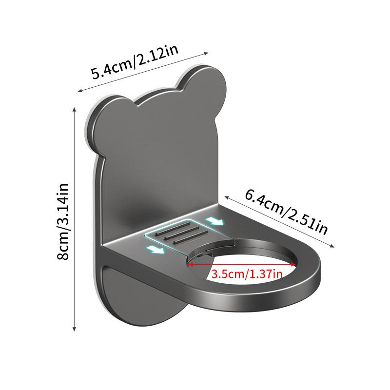Universelles Duschgel-Flaschenregal, verstellbarer Shampoo-Flaschenhalter, Handseifenspender, Haken zur Wandmontage, kostenloses Stanzen