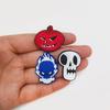 Skull Halloween PVC Soft Glue Cute Cartoon Shoe Charms