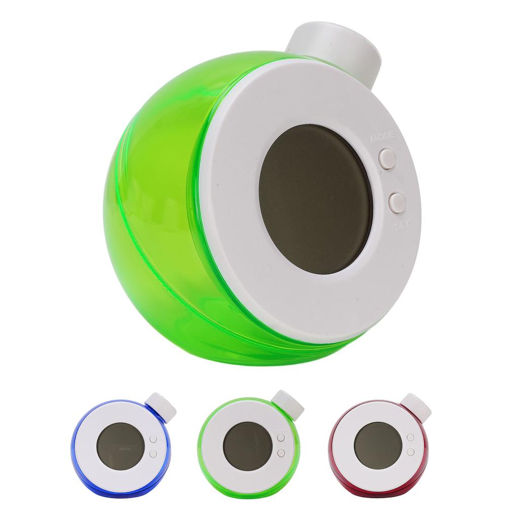 Water Powered LED Digital Alarm Clock Quiet Water Energy Clock Eco Conscious Clock For Nightstand Bedroom Office Living Room