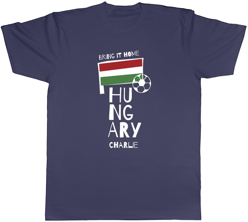 Personalised Hungary Football Unisex TShirt Bring it Home Soccer Fan Supporter Tee