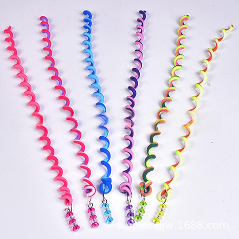 

6 шт./лот Радужный цветной ободок для волос для девочек эластичные резинки для волос