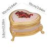 1pc Creative Heart-shaped Jewelry Box, Jewelry Box, High-end Storage Box, Wedding Gift Box