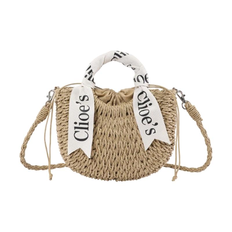 Pochette in Paglia da Donna Borsa a Tracolla in Paglia Borsa a Mano Borsa da Spiaggia Estiva Pochette Intrecciata Borsa da Sera