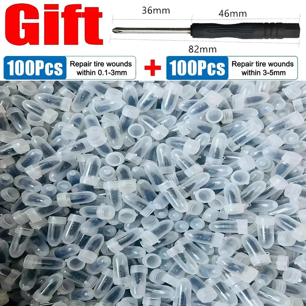 10-400PCS Car Motorcycle Vacuum Tyre Repair Nails Truck Scooter Bike Tire Puncture Repair Rubber Metal Nails Accessories