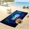 Italy Football Print Beach Towel Quick Dry Super Absorbent Soft Bath Towel for Swimming Beach Travel Fan Souvenir Gift