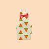 Cute Colorful Parrot Diaper Bowtie Washable Parrot Flight Suit Breathable Keep Birds Clean Pet Bird Clothes Daily Clothing