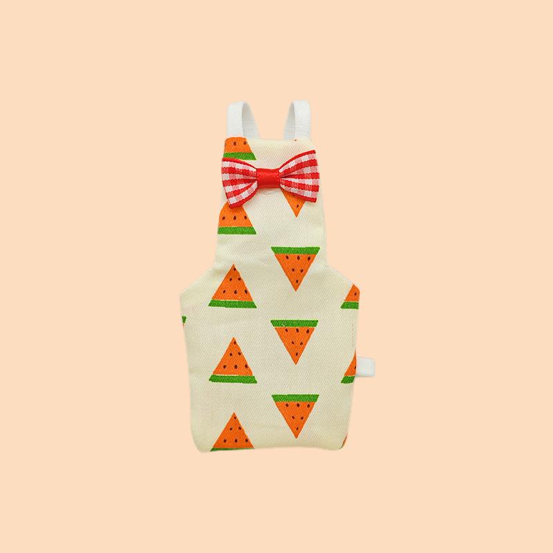 Cute Colorful Parrot Diaper Bowtie Washable Parrot Flight Suit Breathable Keep Birds Clean Pet Bird Clothes Daily Clothing