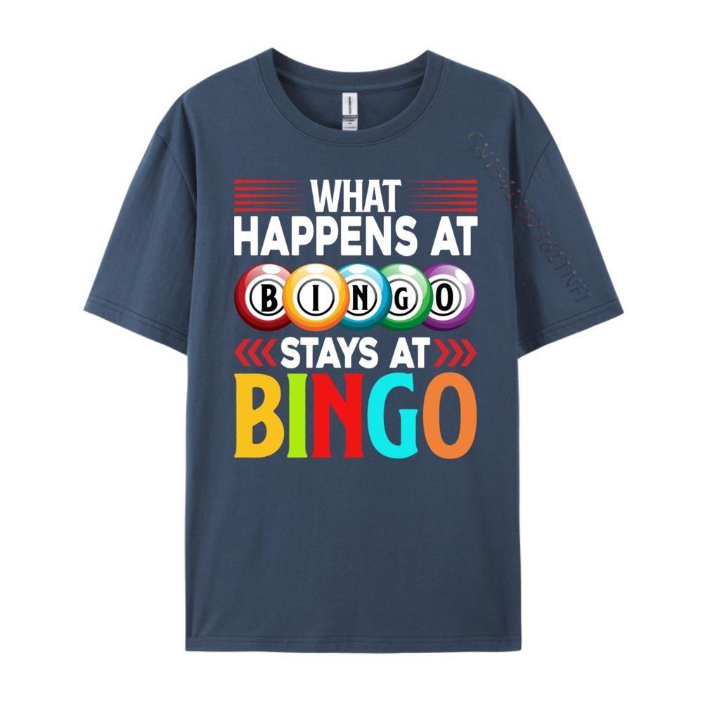 

What Happens At Bingo Bingo Player Caller Christian Tshirt Men New Year 2025 Happy New Years Graphic Tshirts 4XL