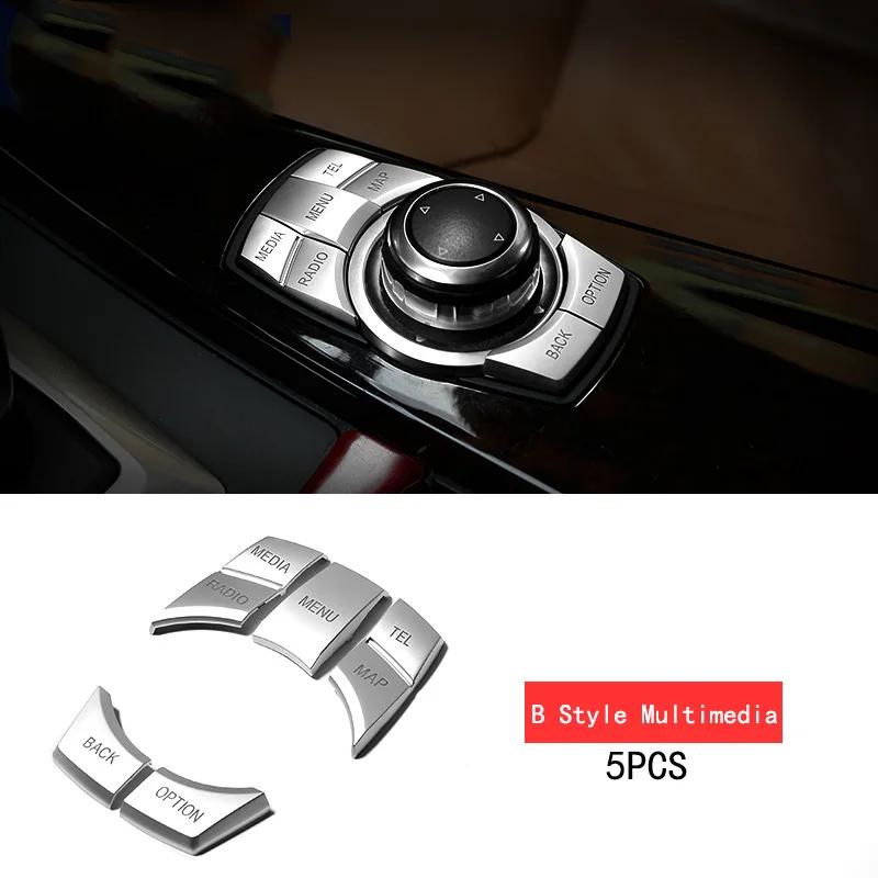 Chromování ABS iDrive Center Multimediální lišta krytu tlačítka pro BMW Pro BMW F30 F10 F20 F22 F34 F32 F15 F25 F48 X1 X3 X4 X5 X6