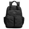 Modischer Damen-Rucksack, wasserdicht, Nylon, weicher Griff, solide, mehrere Taschen, Reise-Reißverschluss, feminine Schultaschen, Laptop-Rucksack