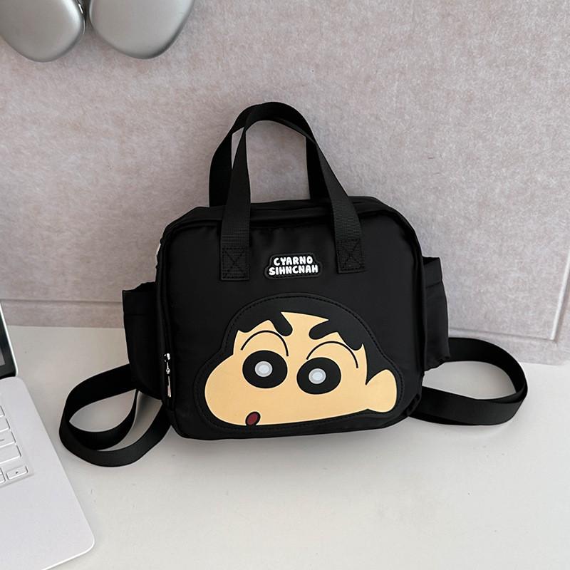 Simple Crayon Shin Chan Pattern Children Cross Shoulder Bag For School And Outdoor Use