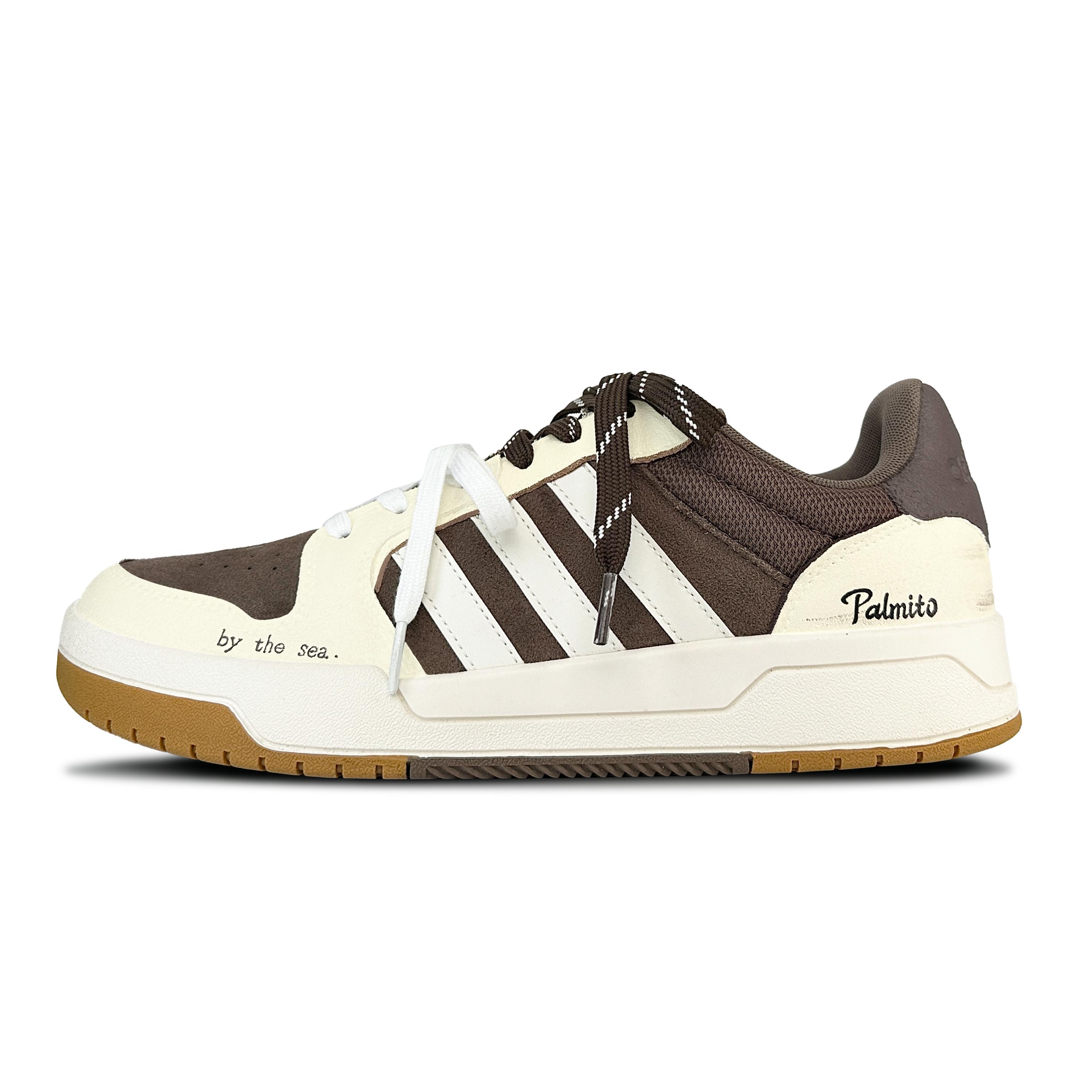 Adidas ENTRAP Shallow Beach Cushioning Abrasion Resistant Slip Resistant Low top Skateboard Shoes Unisex Beige Brown JR8321(Team1884-) 45⅓