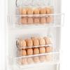 New 3-Layer Refrigerator With 30 Egg Storage Containers And Organizer Refrigerator Door Plastic Egg Storage Box